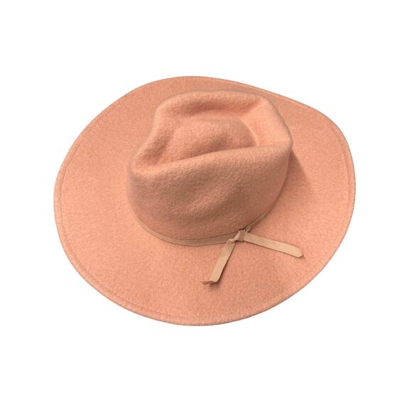 Brixton Sara Felt Women\'s Fedora Hat Blush One Size NWT